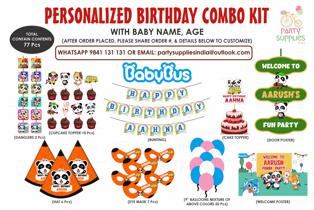 Baby Bus Theme Preferred Kit