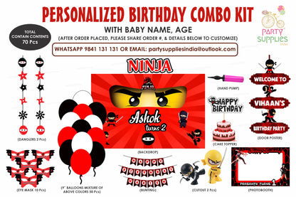 Ninja Theme Exclusive Combo Kit