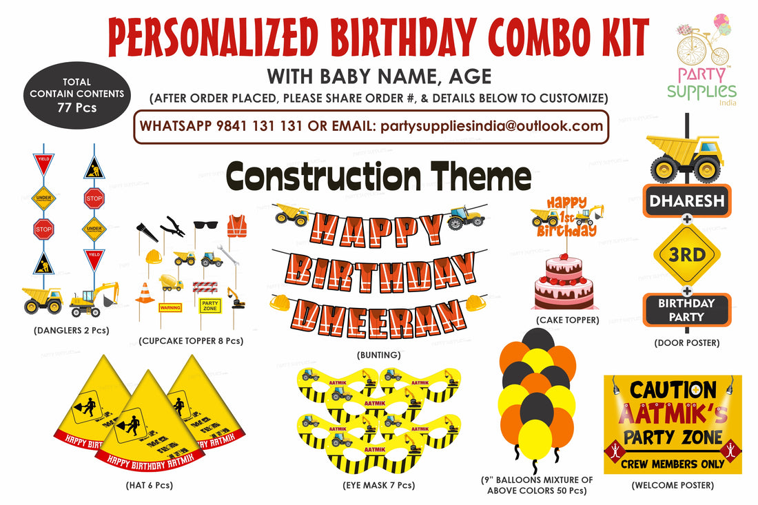 Construction Theme Preferred Kit
