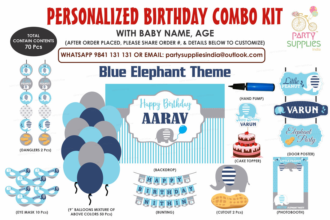 Blue Elephant Theme Exclusive Kit