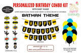 Batman Theme Basic Combo Kit - image 1 of 4 | Party Supplies India