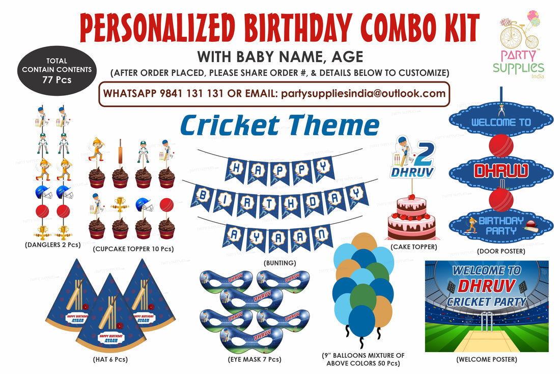 Cricket Theme Preferred Kit