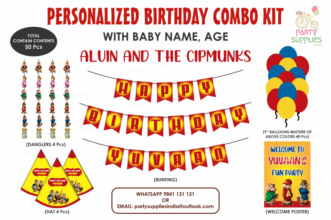 Alvin and Chipmunks Theme Heritage Combo Kit