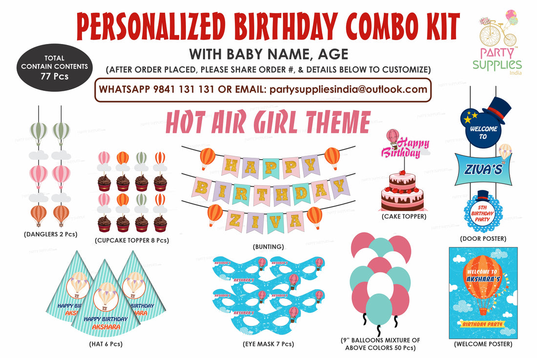 Hot Air Girl Theme Preferred Kit