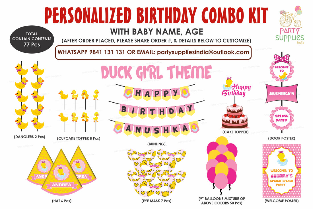 Duck Girl Theme Preferred Kit