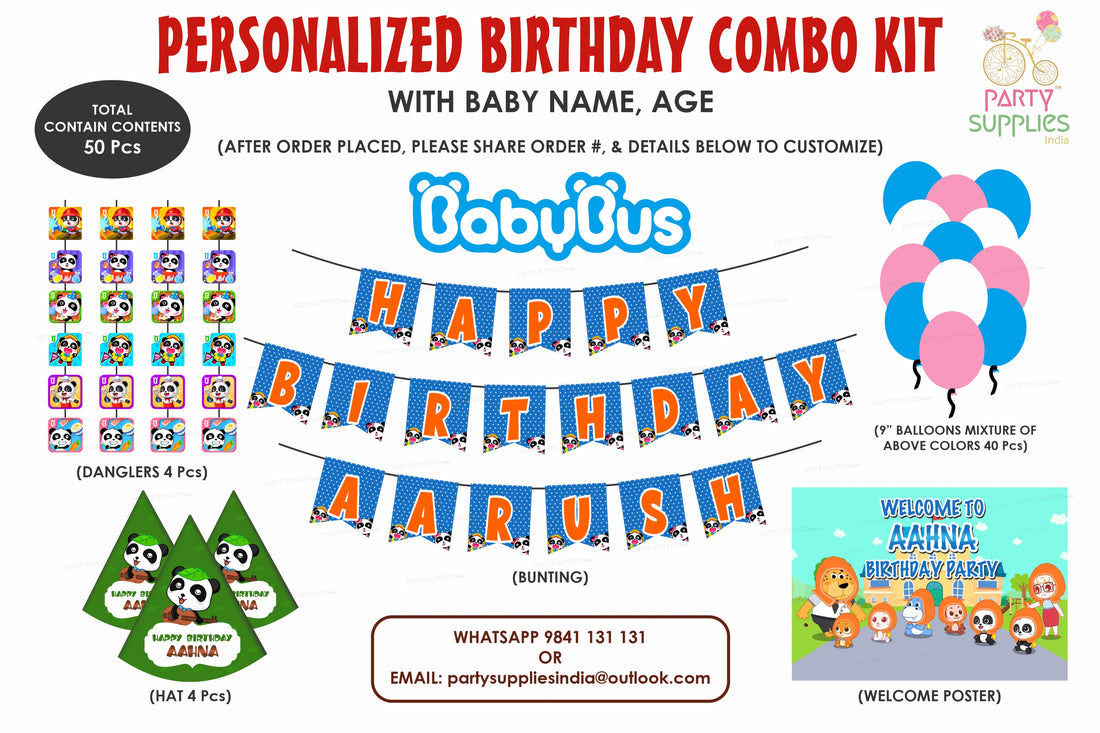 Baby Bus Theme Heritage Kit