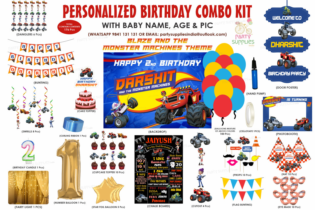 Blaze and the Monster Machines Theme Premium Kit