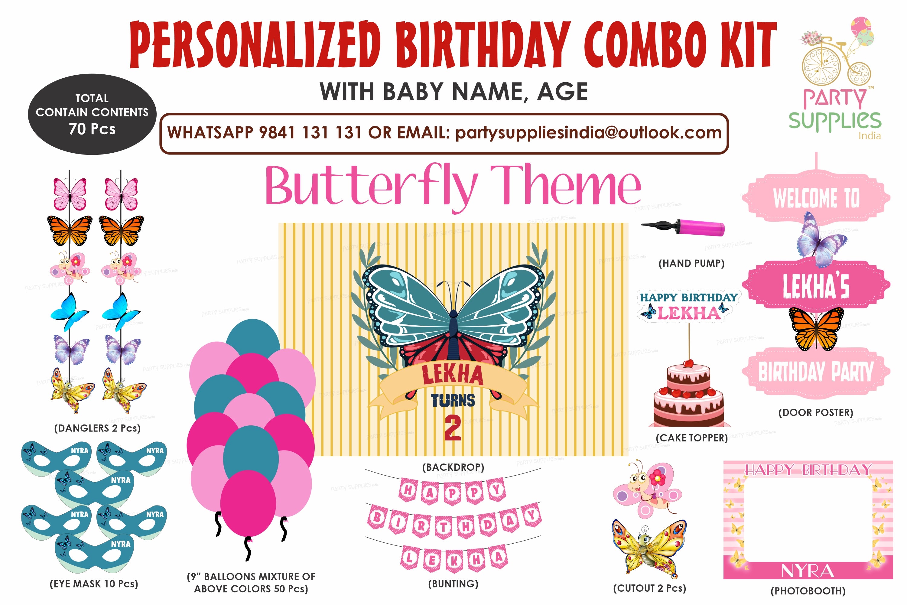 Butterfly Theme Exclusive Kit