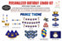 Prince Theme Preferred Kit - image 1 of 10 | Party Supplies India