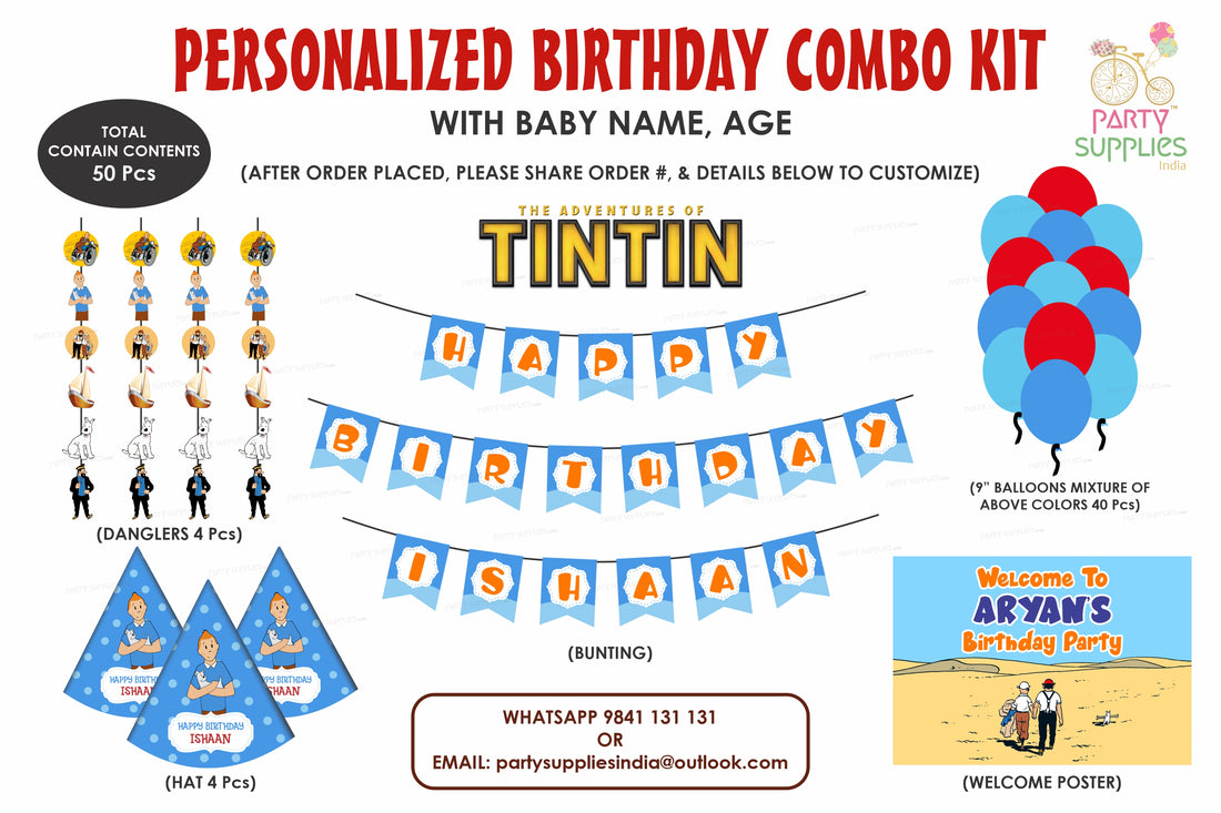 Tintin Theme Heritage Combo Kit