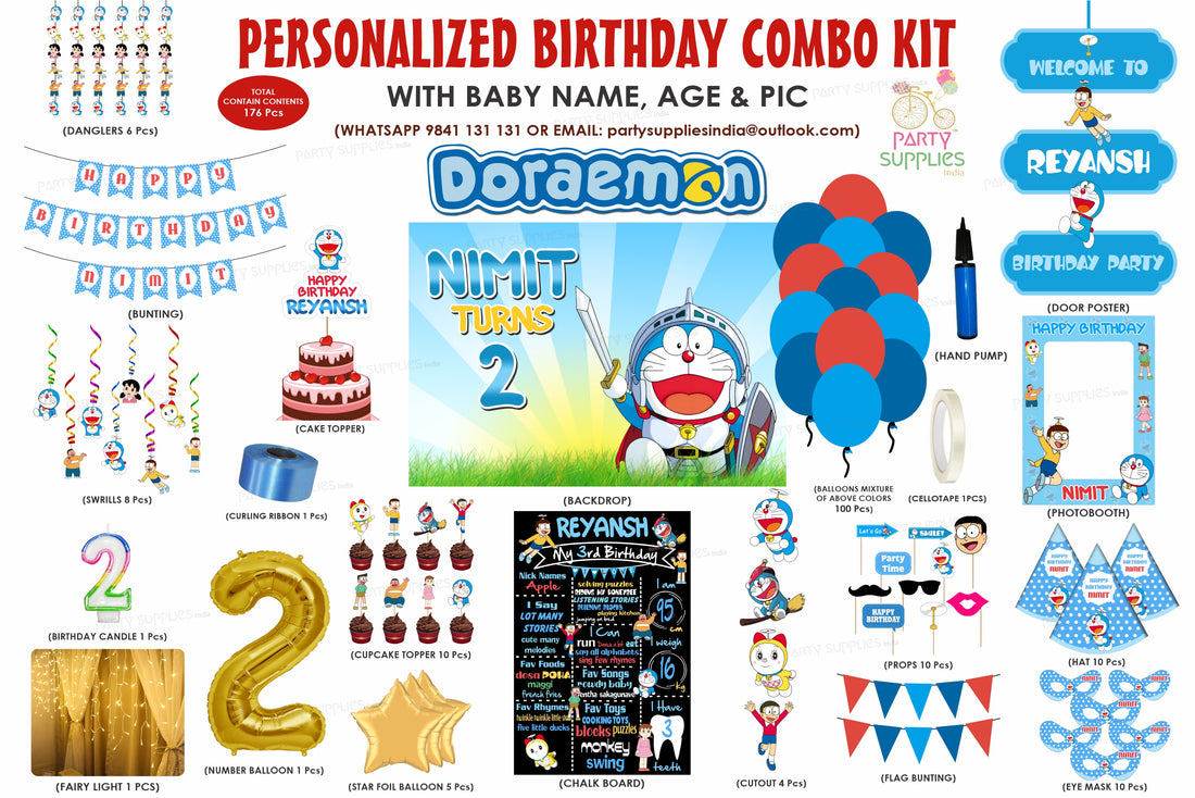 Doraemon Theme Premium Combo Kit