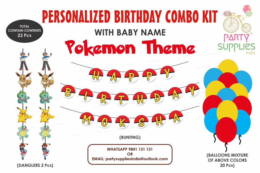 Pokemon Theme Combo Basic Kit