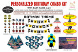 Batman Theme Preferred Combo Kit - image 1 of 10 | Party Supplies India