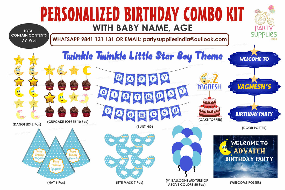 Twinkle Twinkle Little Star Boy Theme Preferred Kit