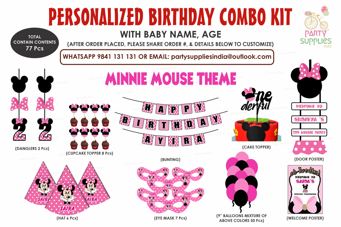 Minnie Mouse Theme Preferred Kit