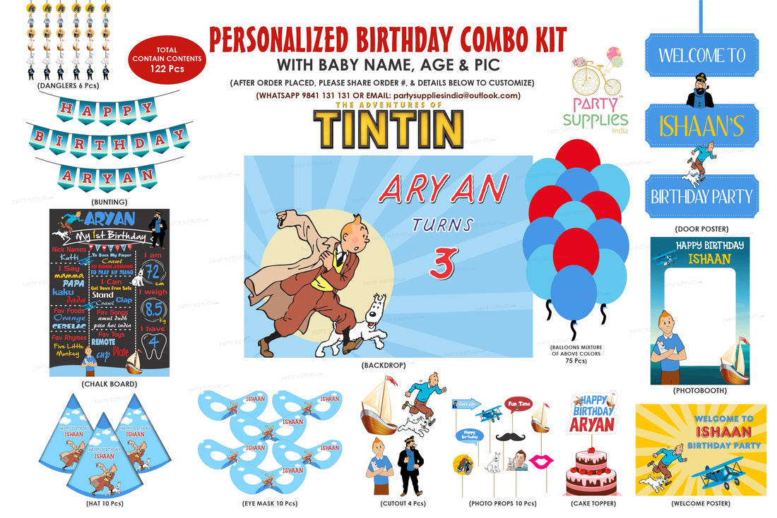 Tintin Theme Classic Combo Kit