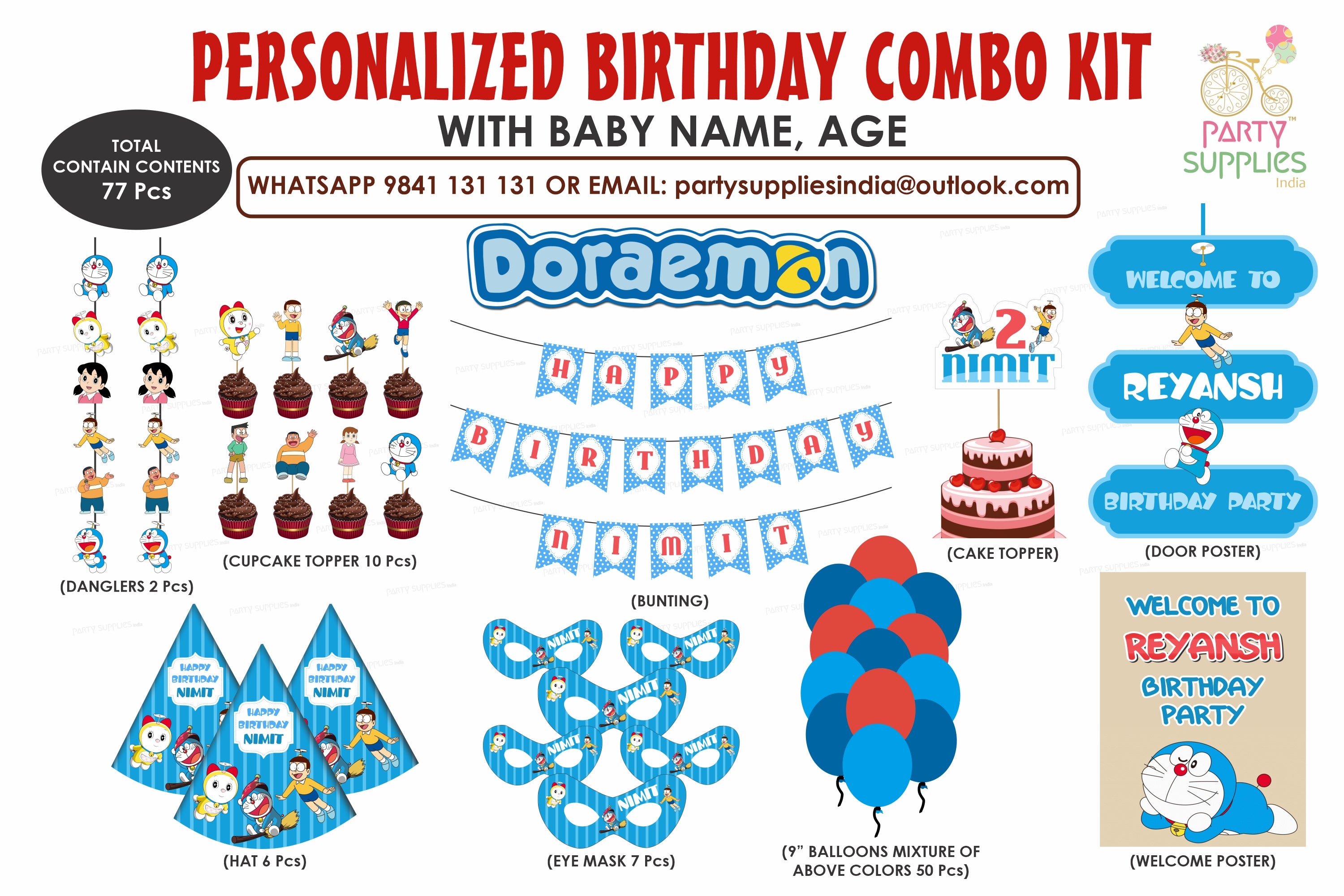 PSI Doraemon Theme Preferred Combo Kit