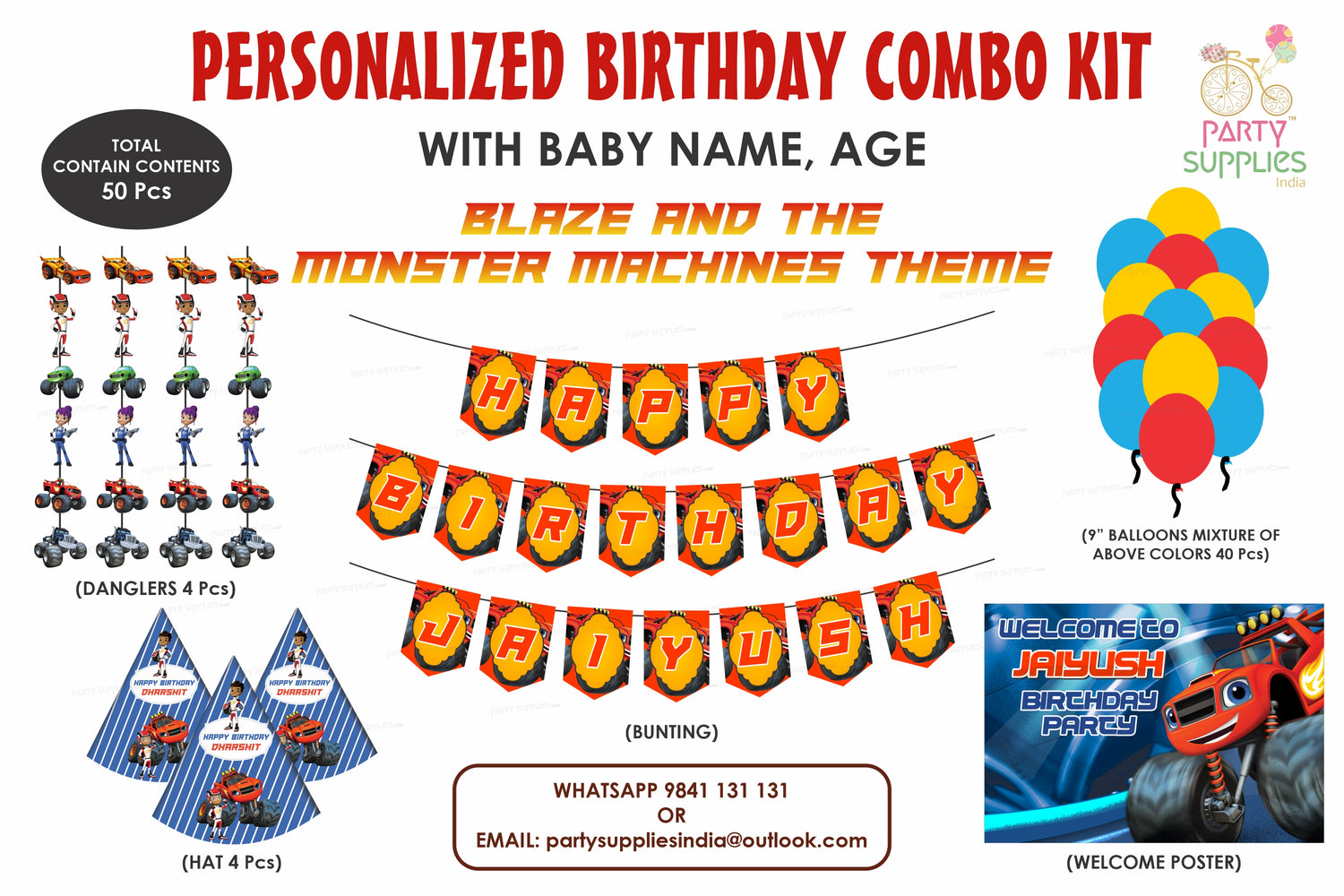 PSI Blaze and the Monster Machines Theme Heritage Kit