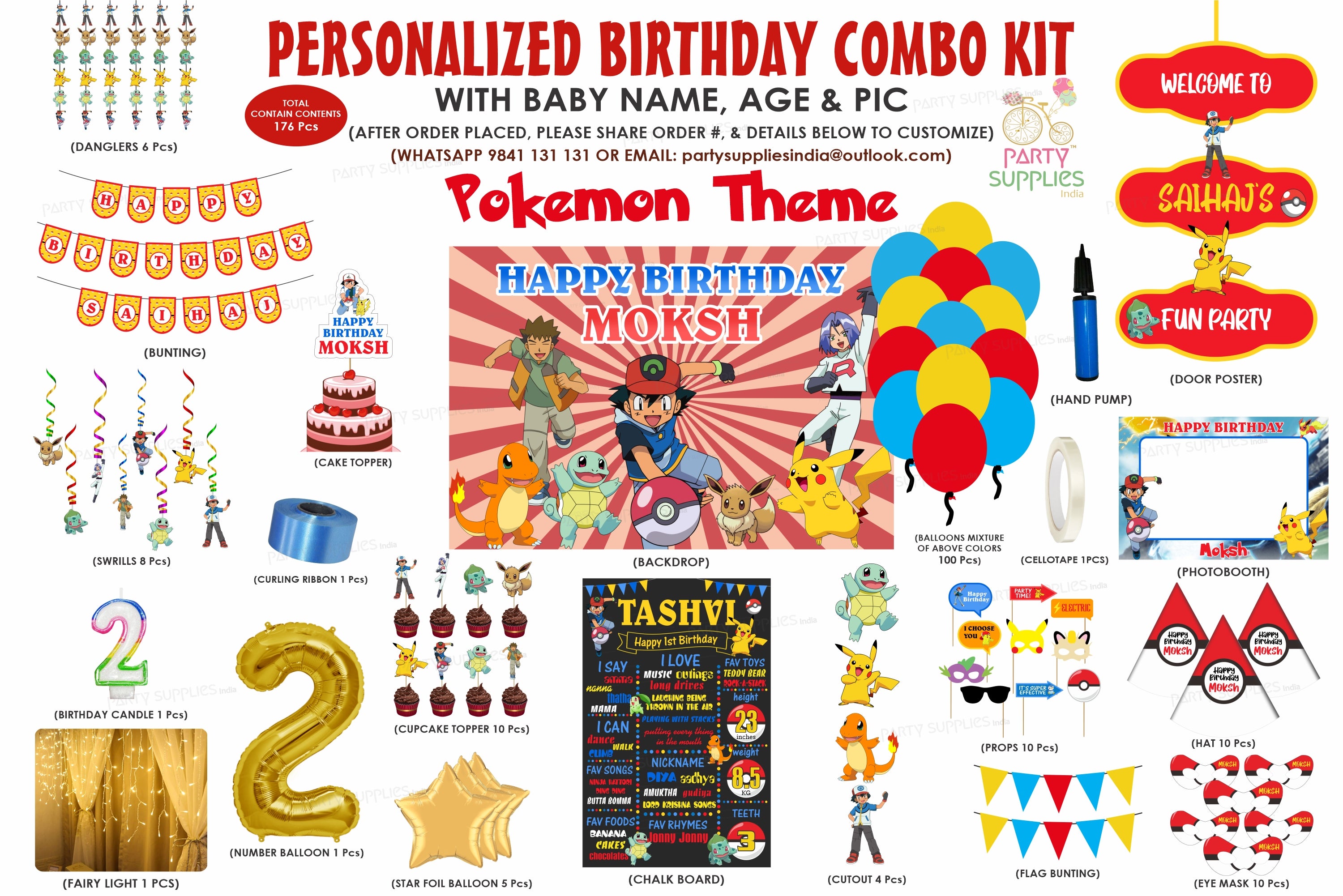 PSI Pokemon Theme Premium Combo Kit