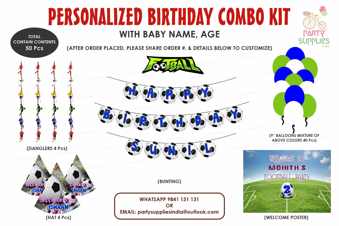 Football Theme Heritage Combo Kit