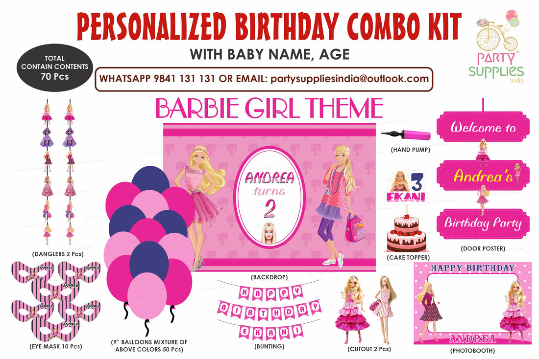 PSI Barbie Theme Exclusive Combo Kit