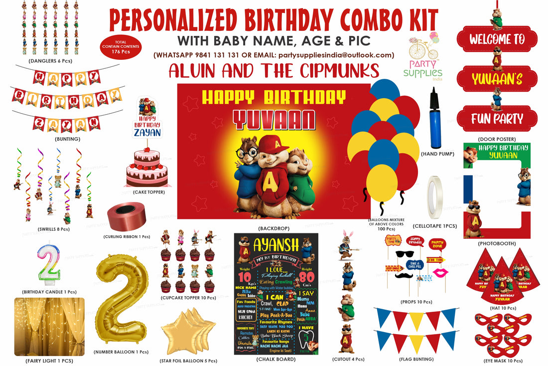 PSI Alvin and Chipmunks Theme Premium Combo Kit