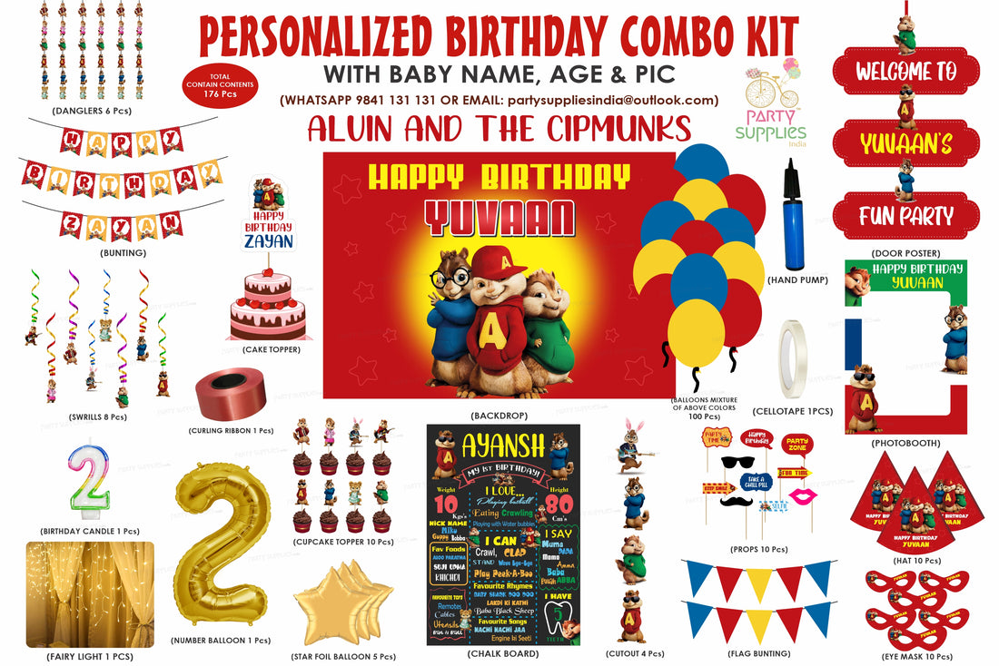 Alvin and Chipmunks Theme Premium Combo Kit