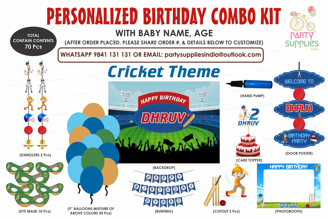 Cricket Theme Exclusive Kit