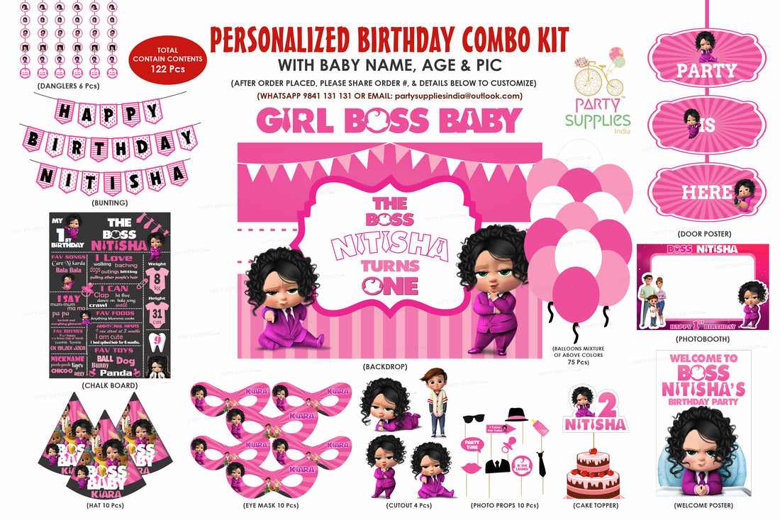 Girl Boss Baby Theme Classic Kit