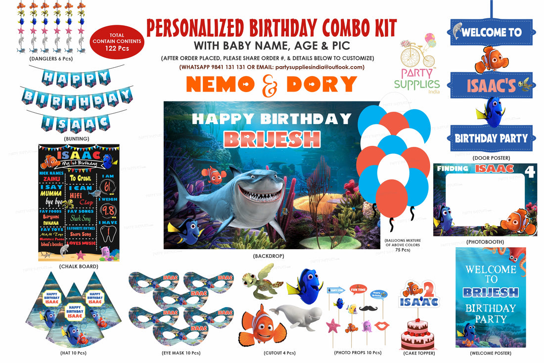 Nemo and Dory Theme Classic Kit