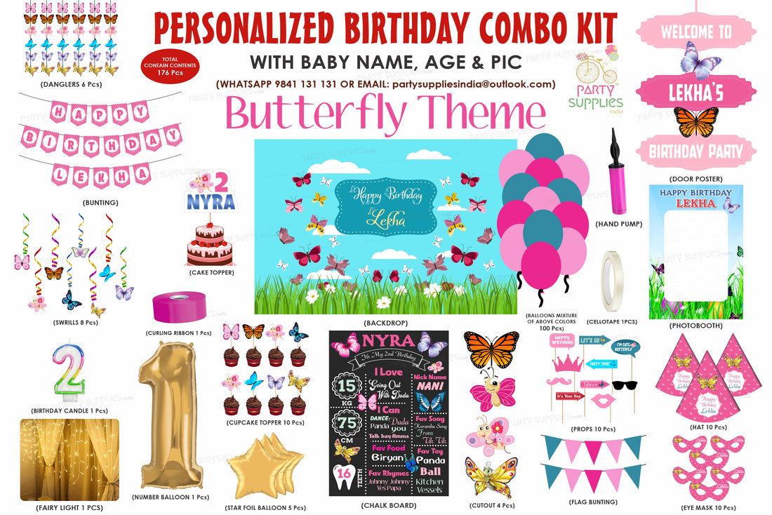 Butterfly Theme Premium Kit