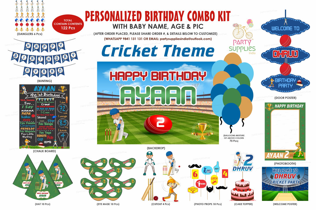 Cricket Theme Classic Kit