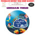 Mermaid Theme Customized Round  Backdrop - image 1 of 4 | Party Supplies India