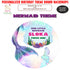 Mermaid Theme Personalized Round Backdrop - image 1 of 4 | Party Supplies India