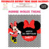 Minnie Mouse Red Theme Square Backdrop - image 1 of 3 | Party Supplies India