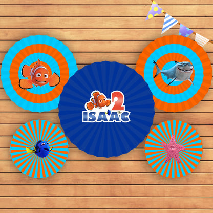 Nemo Theme Paper Fan