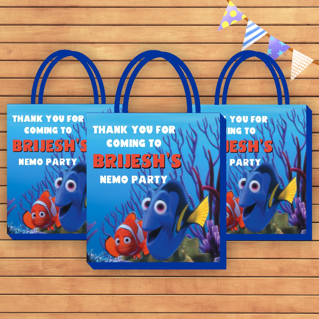 Nemo and Dory Theme Return Gift Bag