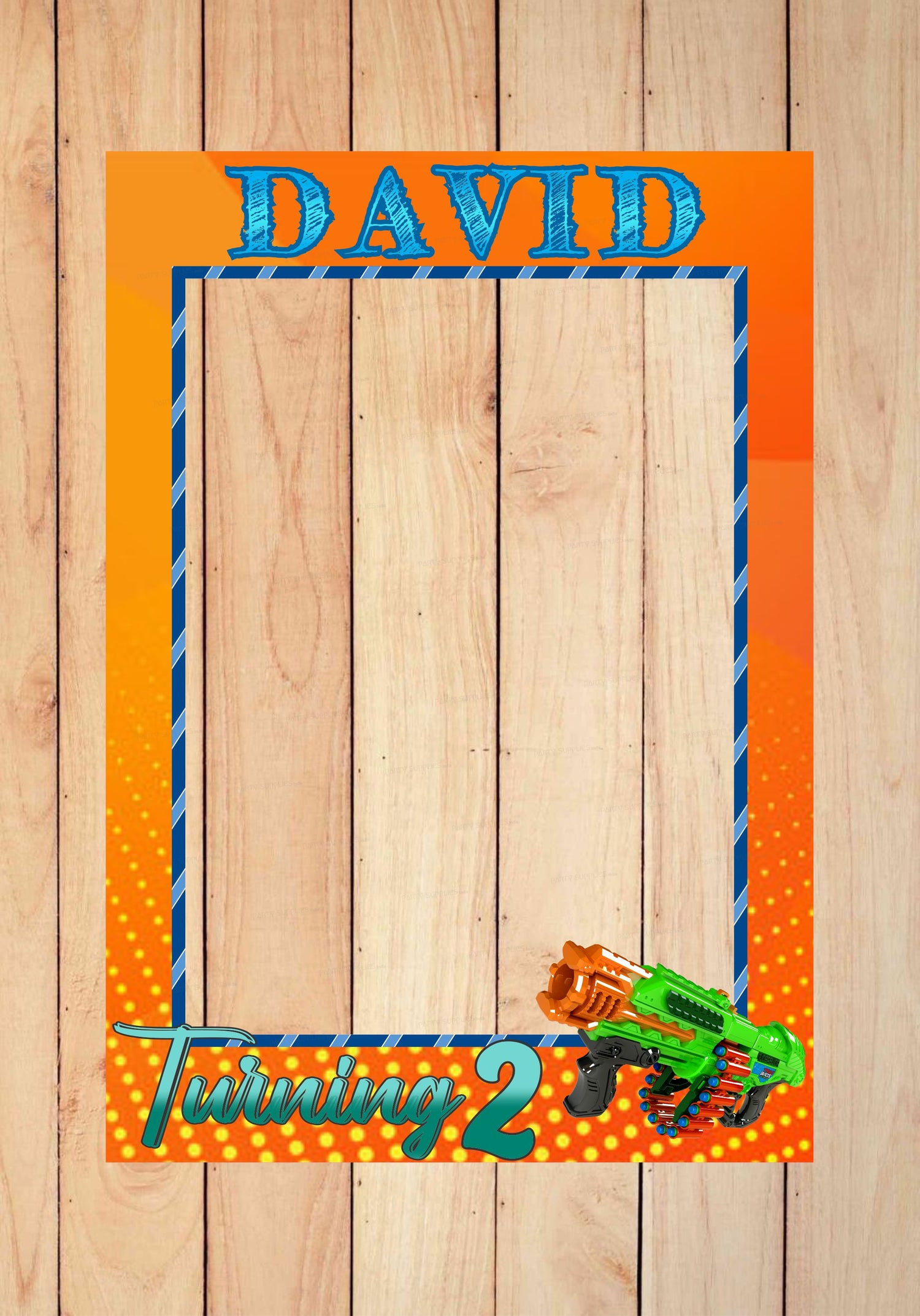 Nerf Theme Customized  PhotoBooth - image 2 of 3 | Party Supplies India
