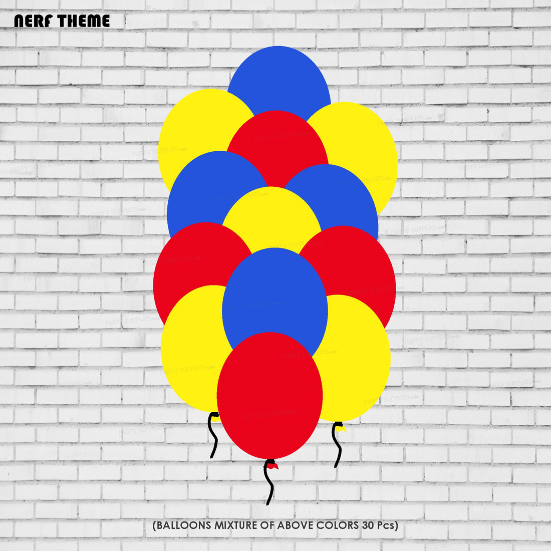 PSI Nerf Theme 60Pcs balloons