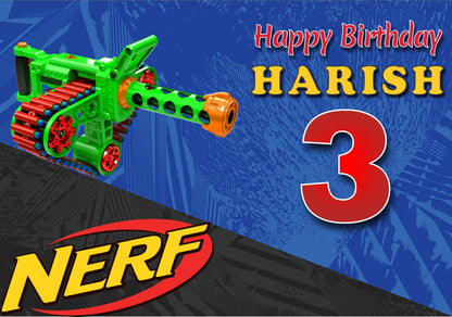 Nerf Theme Customized Backdrop