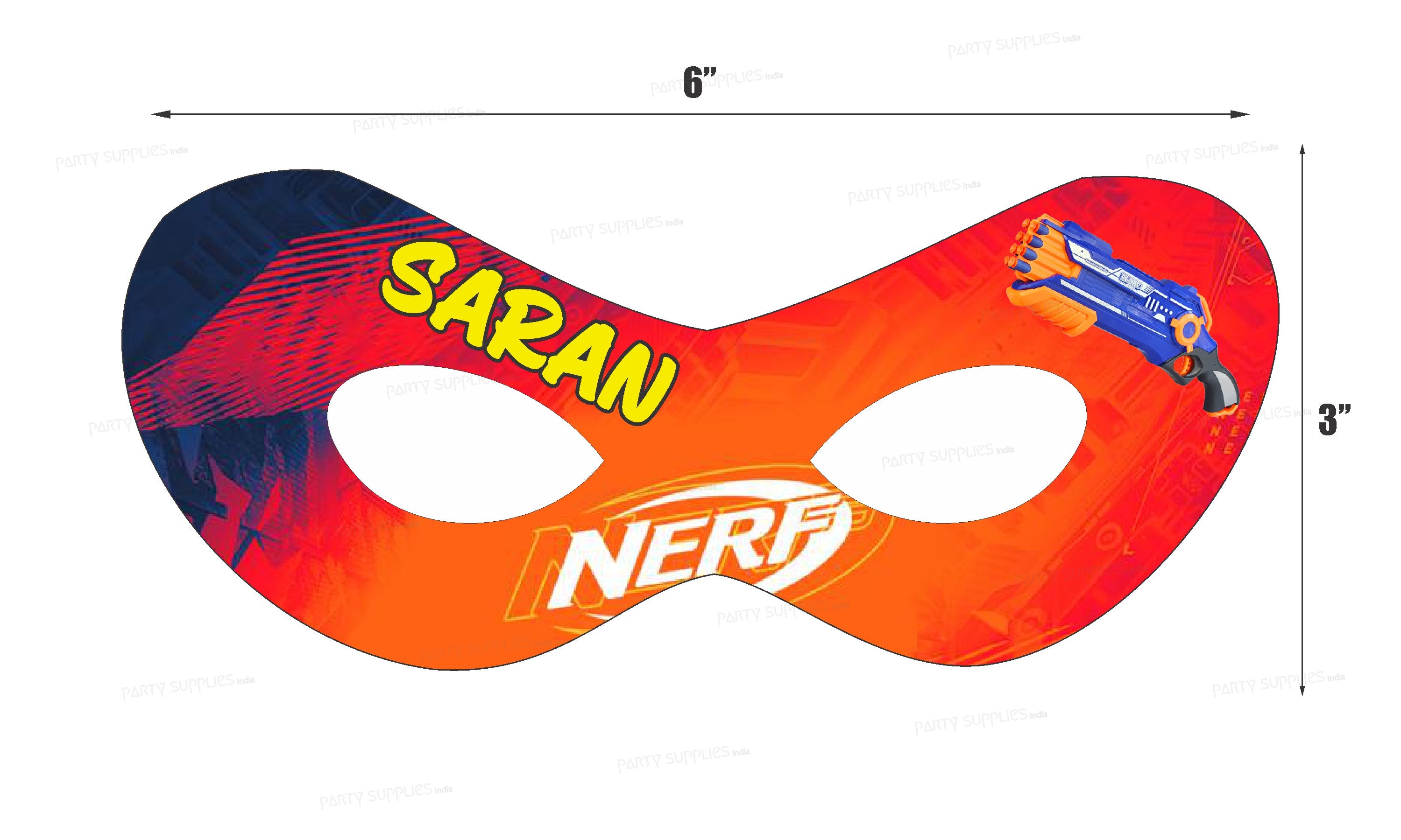 PSI Nerf Theme Customized Eye Mask