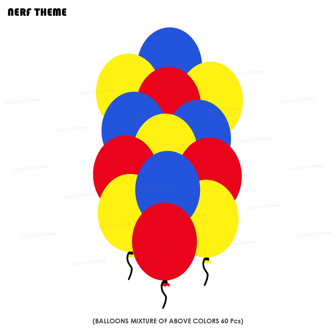 PSI Nerf Theme 30Pcs balloons