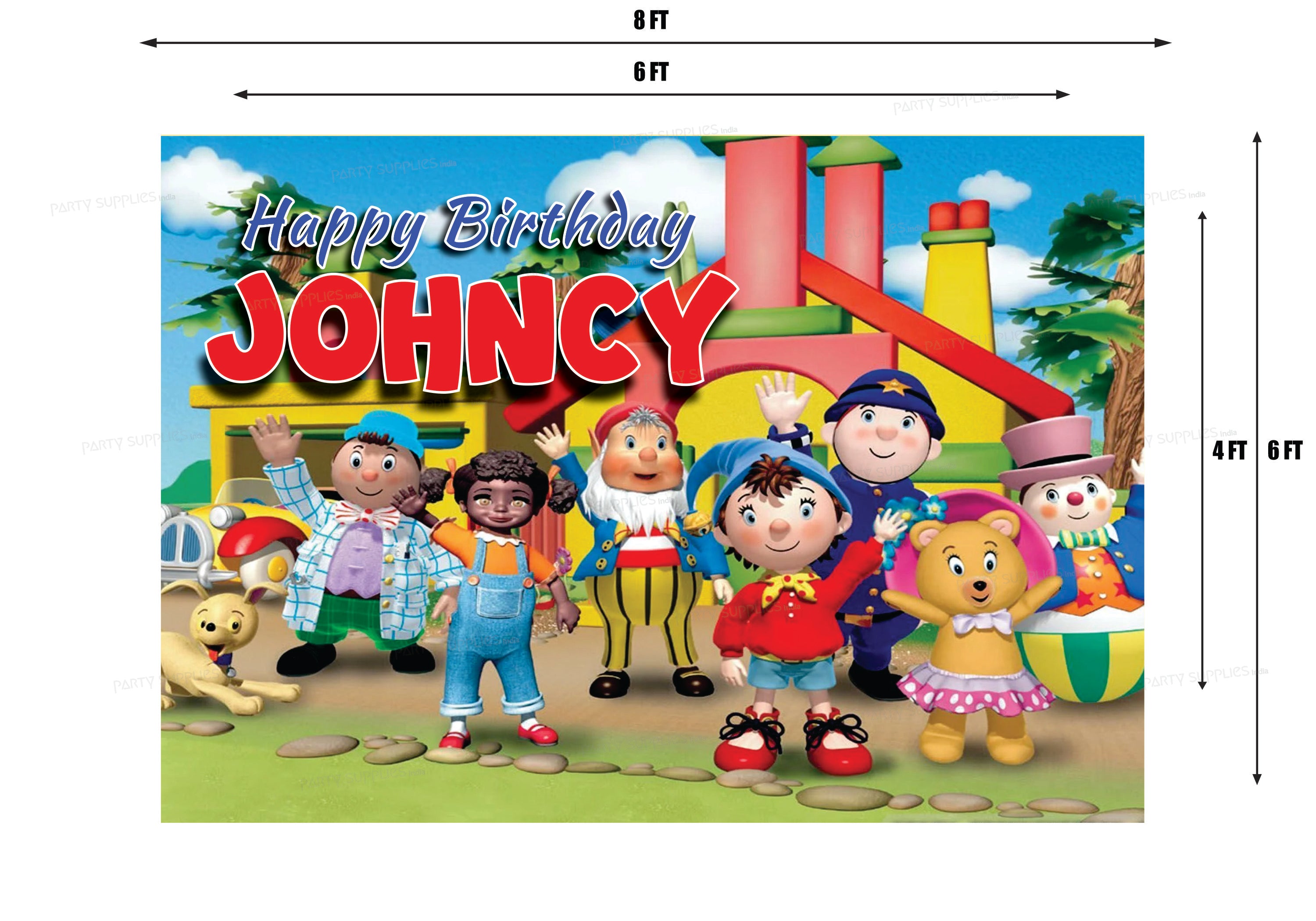 Noddy Theme Classic Backdrop