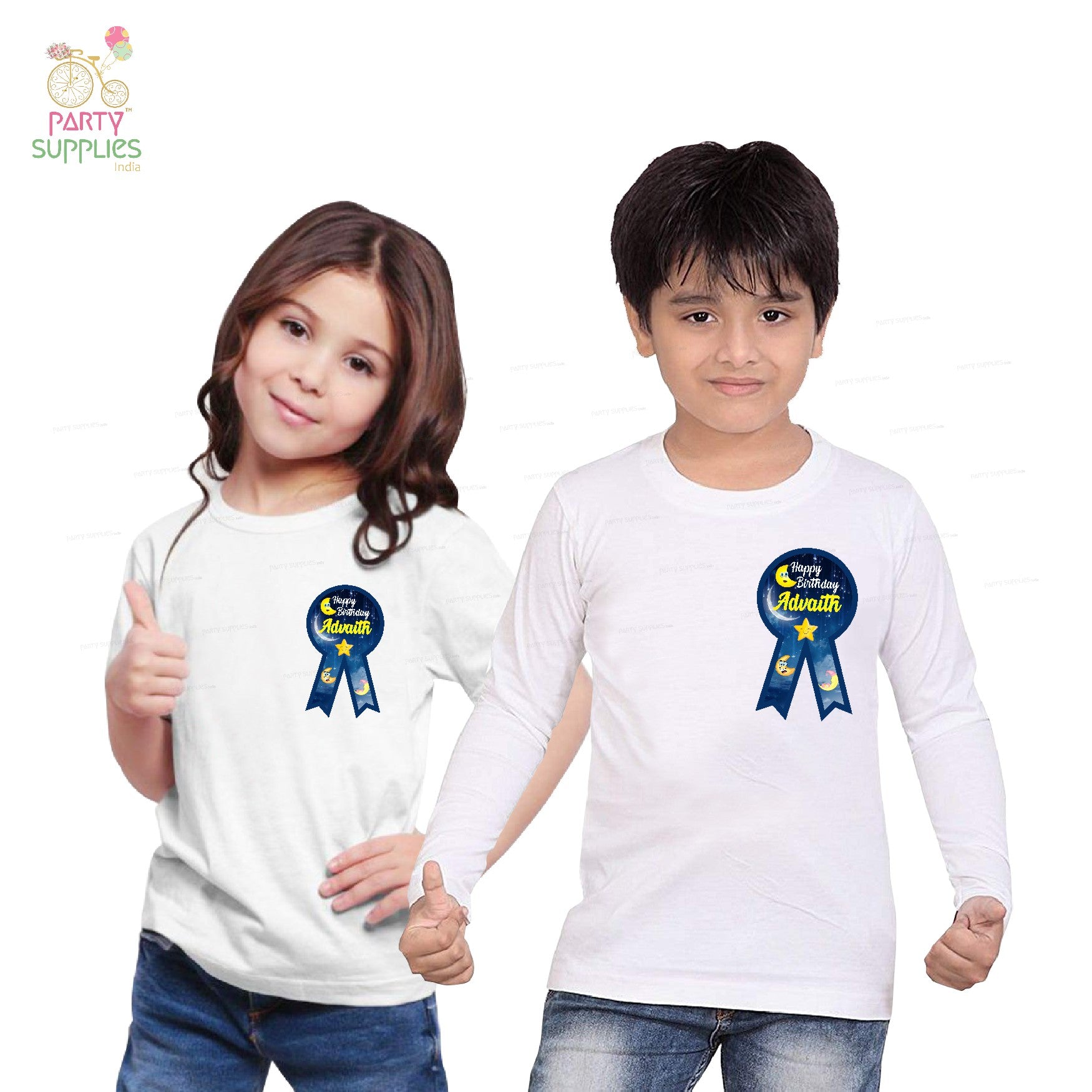 Twinkle Twinkle Little Star Boy Theme Badges