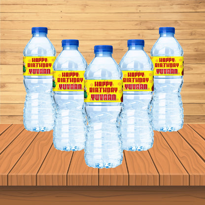 Alvin and Chipmunks Theme Water Bottle Sticker