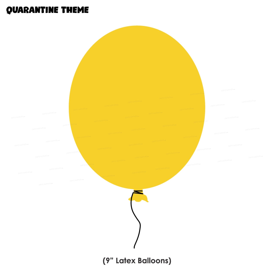 PSI Quarantine Theme Colour 30 Pcs Balloons