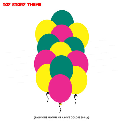 PSI Toy Story Theme Colour 30 Pcs Balloons
