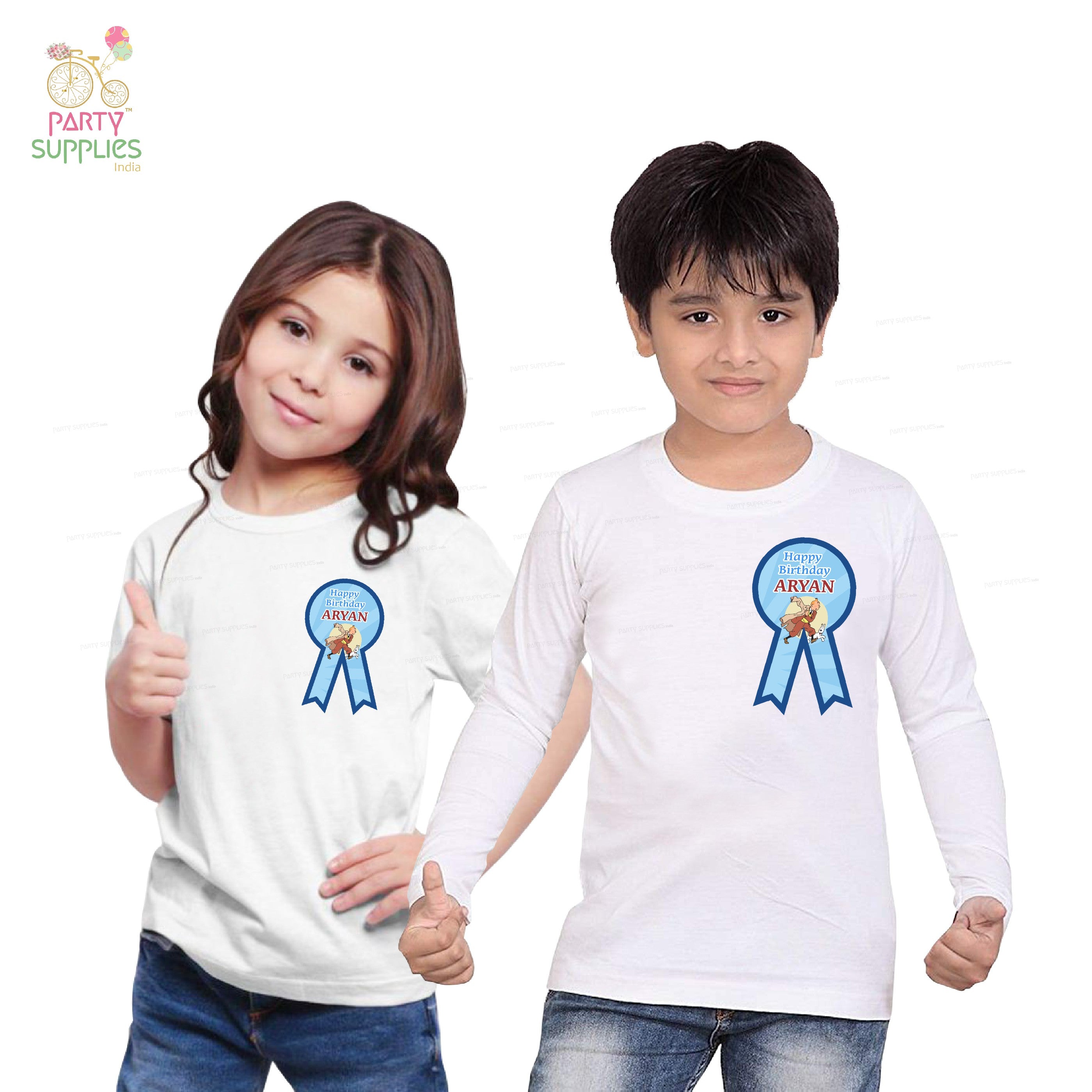 Tin Tin Theme Badges