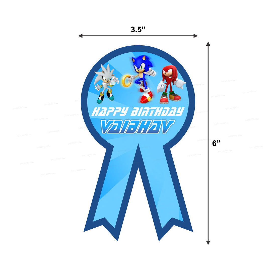 PSI Sonic the Hedgehog Theme Badges