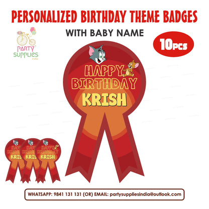 Tom and Jerry Theme Badges